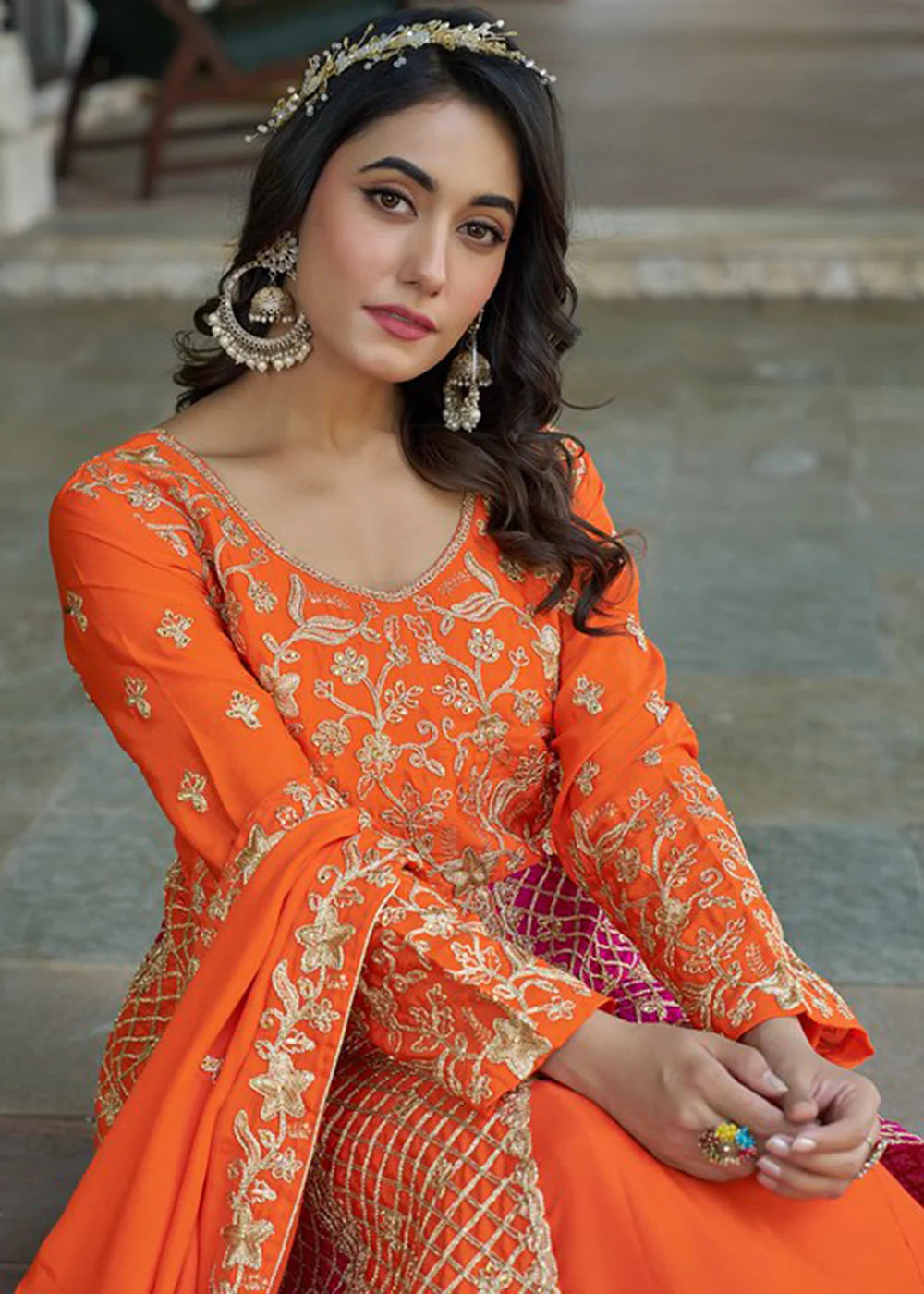 Chandni Charm Luxury Gown